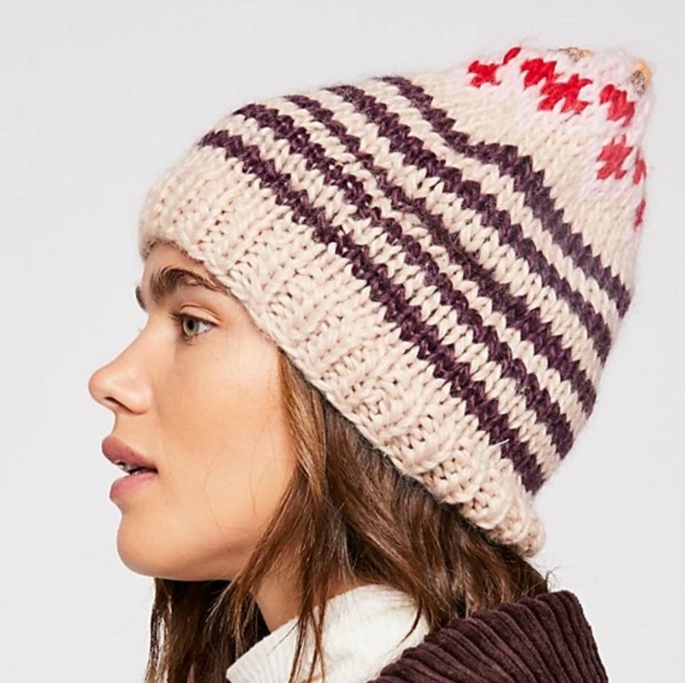 🔥LAST 1🔥HP NWT FREE PEOPLE COZY KNIT BEANIE - Picture 3 of 5
